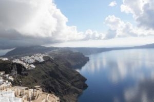 Veranda View_accommodation_in_Hotel_Cyclades Islands_Sandorini_Imerovigli